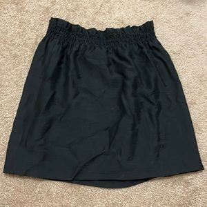 Jcrew black elastic band skirt